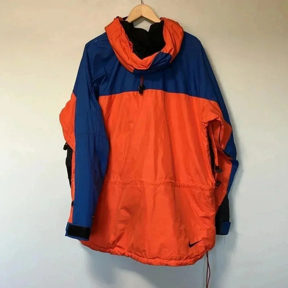 Nike ACG multi pockets orange blue  jacket with hood - Picture 13 of 13